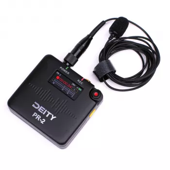 Deity PR-2 Stereo Pocket Recorder mit Lavalier-Mikrofon