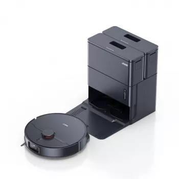 JONR X1 Max Saug- und Wischroboter mit Absaugstation, 4000 Pa Saugkraft, LDS-LiDAR-Navigation, 5200 mAh Akku, 250 min Laufzeit, HEPA-Filter, Wi-Fi, kompatibel mit Alexa/Google Assistant