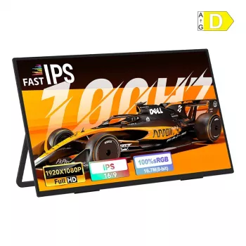 ZEUSLAP Z23 LITE 23.8 inch Tragbarer Monitor - Full HD IPS 100Hz USB-C