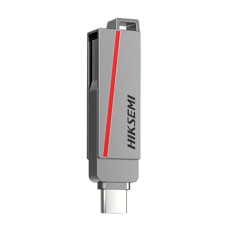 HIKSEMI CLE USB 64 GB E307C U3 Dual USB 3.2 und USB Type-C Grau