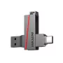 HIKSEMI CLE USB 256 GB E307C U3 Dual USB 3.2 & USB Type-C Flash Drive Grey