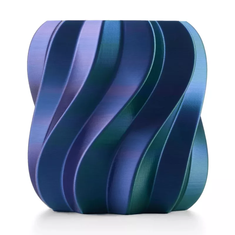 Anycubic PLA Silk Tri-Color Filament 1,75 mm Blau, Grün, Lila AHSC14-103