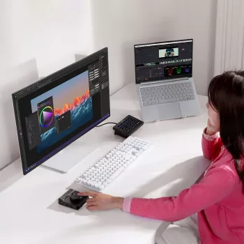ULANZI D100H Bluetooth 5.0 Haptic Video Controller mit Drehknopf und OLED-Display