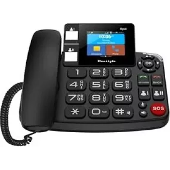 Onestyle Opal SIM-Tischtelefon Schwarz (UNISOC SL8521E Dual Core)
