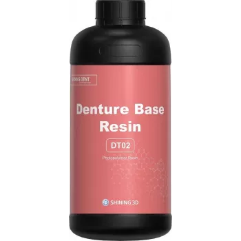 SHINING DT02-OR DENTAL DENTURE BASE 3D Resin 1kg (Gingiva Pink)