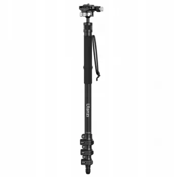 ULANZI TT35 Professioneller Carbonfaser-Einbeinstativ 130 cm mit Flüssigkopf für DSLR-Kamera