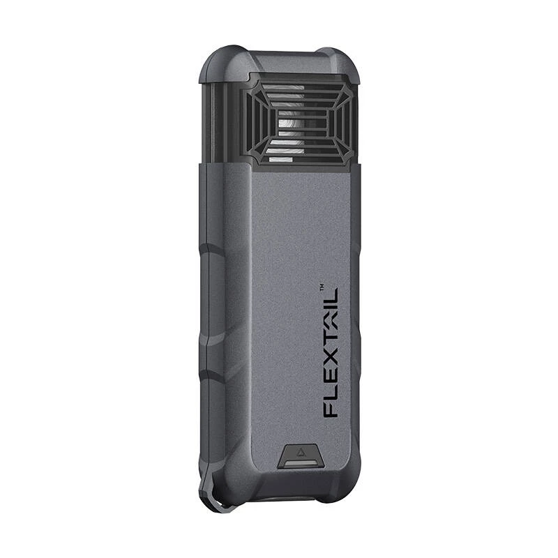 FLEXTAIL Max Repel S-G Tragbarer 2-in-1 Mückenschutz & Handwärmer (Grau)