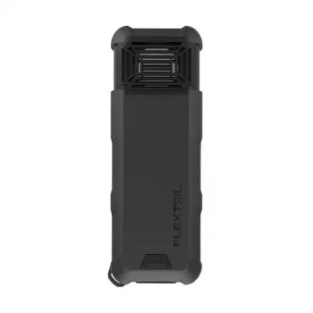FLEXTAIL Max Repel S-G Tragbarer 2-in-1 Mückenschutz & Handwärmer (Grau)
