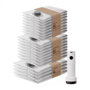 FLEXTAIL NANO BAG Vakuumbeutel-Set - 3er-Pack (2 mittel + 1 groß) für Reisen, Camping & Haushalt