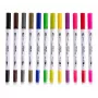 LOKLiK Dual Tip Brush Pens - 12 Farben