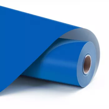 LOKLIK Permanent Adhesive Vinyl Film - Blau - 30,5 x 180 cm (12 Zoll x 6 Zoll)