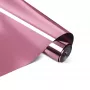 LOKLIK Permanent selbstklebende Vinylfolie Spiegel-Metallic Silber 30x180 cm