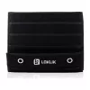 LOKLIK Vinyl Roll Holder - Wandmontierte Aufbewahrung für 24 Rollen, Schwarz