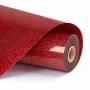 LOKLIK Glitter Heat Transfer Vinyl - Red - 30.5 x 90 cm (SG-HTV-1573-US-L-B2B)