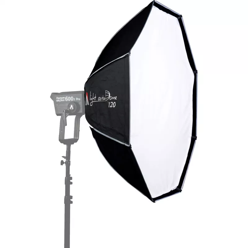 Amaran Octa Dome 120 Softbox mit Bowens Mount, 120 cm achteckig, Diffusor & Gitter