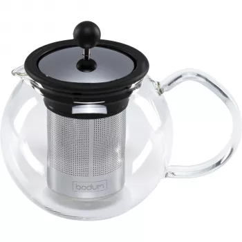 Bodum ASSAM Tea Press 0,5 Liter Edelstahl / Schwarz