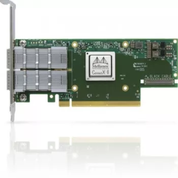 Mellanox NVIDIA ConnectX-6 VPI MCX653106A-HDAT-SP Netzwerkadapterkarte - HDR IB (200 Gb/s) und 200GbE Dual-Port QSFP56 PCIe 4.0 x16 Tall Bracket