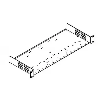 Kramer Electronics RK-1 Rack-Montage-Kit - 1U - 19 inch (48,3 cm) - Schwarz