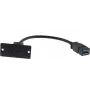 Kramer Electronics WU-CA(W) USB-Kabel 0,12 m USB 3.2 Gen 1 USB-A auf USB-C Schwarz
