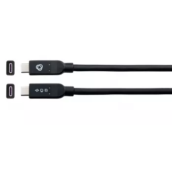 Kramer Electronics C-U32/MFF-10 Passives USB-C-Kabel (USB-C-Stecker auf USB-C-Stecker, 4K@60Hz 4:4:4, 10 Gbit/s, flexibel) - 3 m