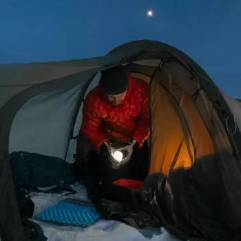 Silva Glow Recharge Camping-Laterne - Blau (350 lm)