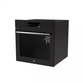 Electrolux LOB9S3SZ Einbau-Elektrobackofen mit Pyrolyse-Selbstreinigung, 71L, A+, Edelstahl Schwarz