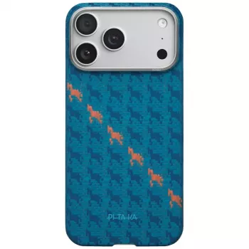 PITAKA Happiness Rides Edge Case MagSafe für iPhone 17 Pro Indigo
