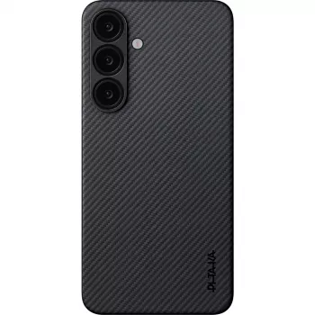 PITAKA Ultra-Slim Case für Samsung Galaxy S25+ Schwarz/Grau Twill