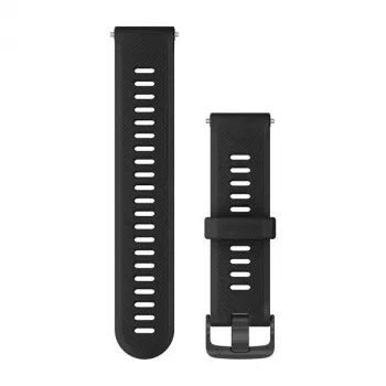 Garmin Silikon-Uhrenarmband für Forerunner 745, schwarz, 010-11251-9B