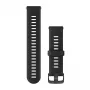 Garmin Silikon-Armband für Forerunner 745 - Schwarz (20 mm, Quick Release) 010-11251-9B