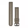 Garmin QuickFit 22 mm Silikon-Armband für Instinct 2, fēnix 7/6/5, Forerunner 955/945, Epix (Gen 2), Approach S62 - Coyote Tan (010-13105-07)