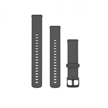 HAMA Garmin Silikon-Armband 18mm Quick Release Kiesgrau 010-13256-00