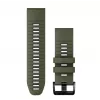 Garmin QuickFit 26mm Silikon-Armband Dunkelgrün/Graphit 010-13281-07