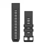 Garmin QuickFit 26mm Silikon-Armband Graphite/Schwarz 010-13393-10