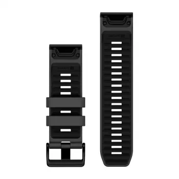Garmin QuickFit 26mm Silikon-Armband Graphite/Schwarz 010-13393-10