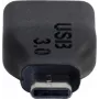 C2G USB C auf USB A Adapter - USB C auf USB Adapter - 5 Gbit/s - Schwarz - M/F