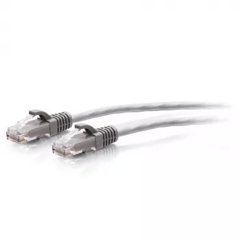 CABLES2GO C2G 1ft (0,3m) Cat6a Snagless Unshielded (UTP) Slim Ethernet Netzwerk-Patchkabel - Grau