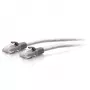 CABLES2GO C2G 1ft (0,3m) Cat6a Snagless Unshielded (UTP) Slim Ethernet Netzwerk-Patchkabel - Grau