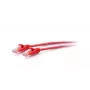CABLES2GO C2G 3ft (0,9m) Cat6a Snagless Unshielded (UTP) Slim Ethernet Netzwerk-Patchkabel - Rot