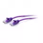 CABLES2GO C2G 3ft (0,9m) Cat6a Snagless Unshielded (UTP) Slim Ethernet Netzwerk-Patchkabel - Lila