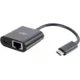 CABLES2GO C2G 82408 USB 3.1 Gen 1 Type-C Hub mit 4 USB-A-Anschlüssen, Schwarz