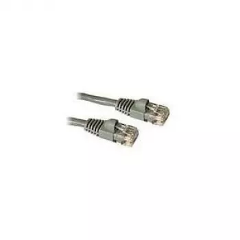 CABLES2GO Cat5e UTP Patchkabel 3m Grau, gegossen, mit Knickschutz, zugentlastet, RJ45