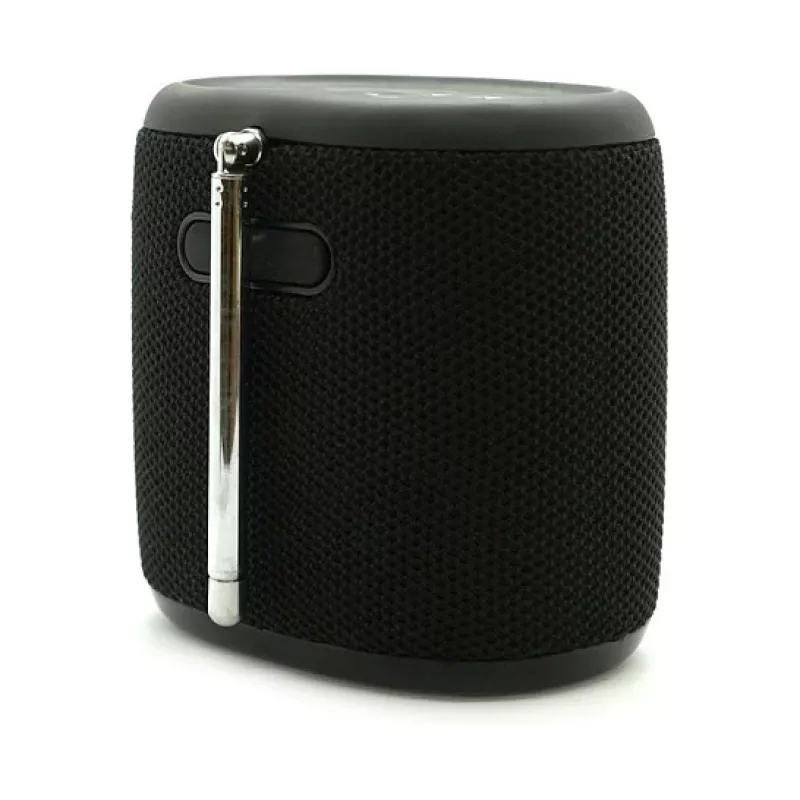 Pure Acoustics Pure Woodland Mini wasserdichter Outdoor-Lautsprecher mit FM/DAB+ Radio, Schwarz