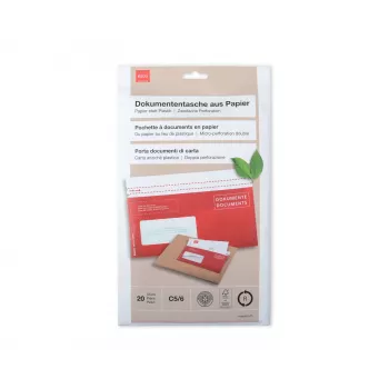 ELCO Quick Vitro Dokumententasche C5/6 (114 x 229 mm), 20 Stück (79128.80)