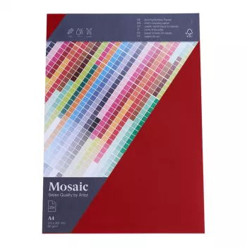 Artoz Papier Mosaic Fire Red Briefpapier DIN A4 90 g/m² 25 Blatt