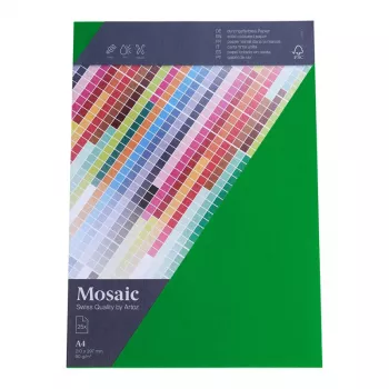 Artoz Papier Mosaic Briefpapier Apfelgrün DIN A4 90 g/m² 25 Blatt