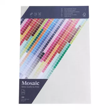 Artoz Papier Mosaic White A4 90 g/m² 25 Blatt Briefpapier