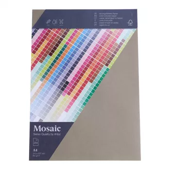 Artoz Papier Mosaic Briefkopfpapier Cement A4 90 g/m² 25 Blatt