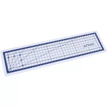 Artoz Papier Schneidelineal-Set 7-teilig 32,0 cm transparent