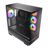 Antec Constellation Series C7 ARGB Mid Tower E-ATX Gehäuse mit gehärtetem Glasfenster